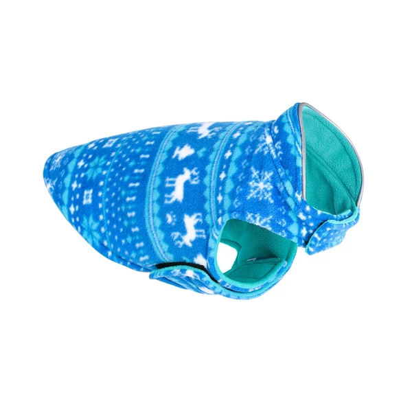 Soft Maxbell Pet Dog Vest with Leash Hole Jacket Puppy Clothing Sleeveless Winter Cozy Blue M Contemporary