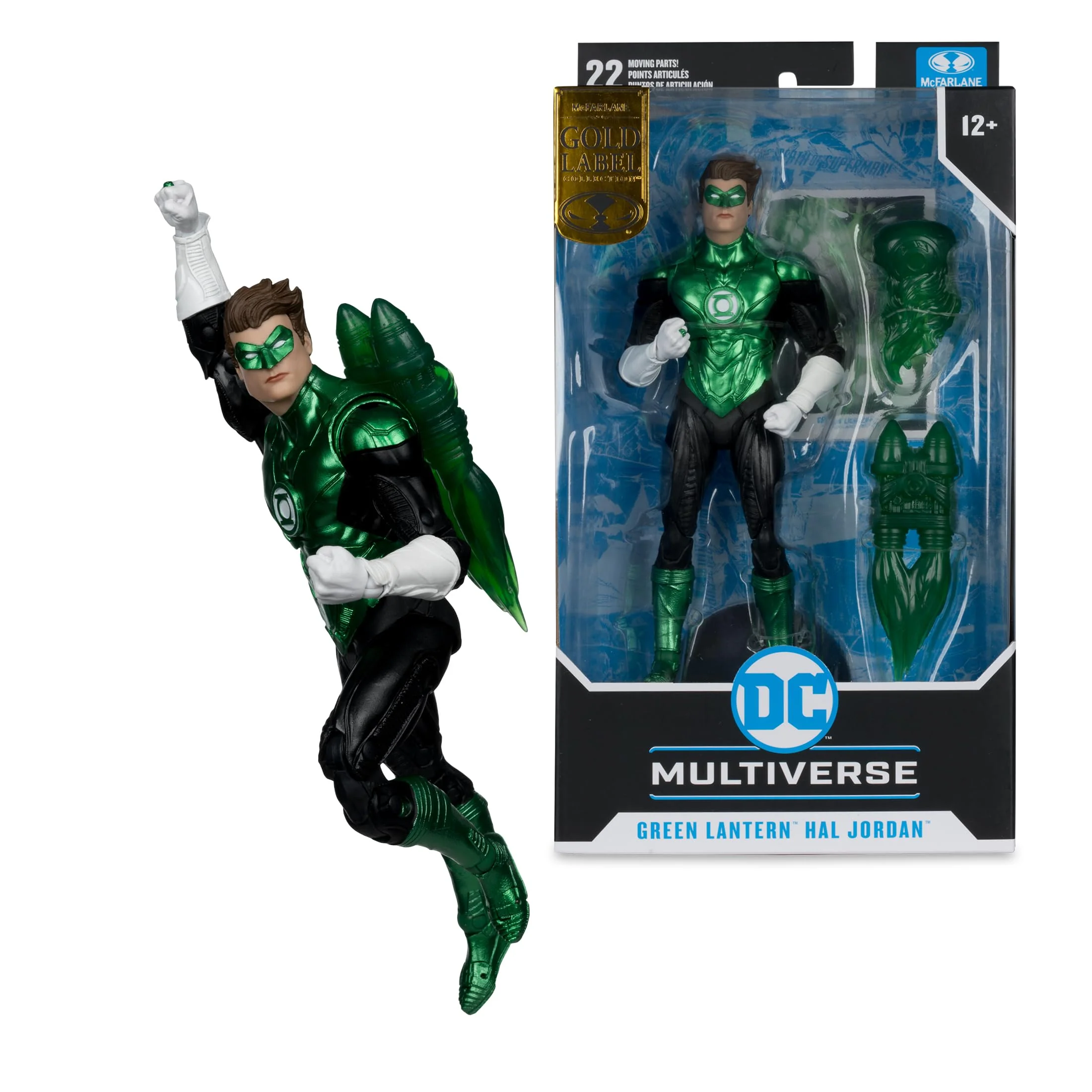 Secure McFarlane Toys DC Multiverse Action Figure Green Lantern Hal Jordan Green Lanterns Gold Label 18 cm Verified
