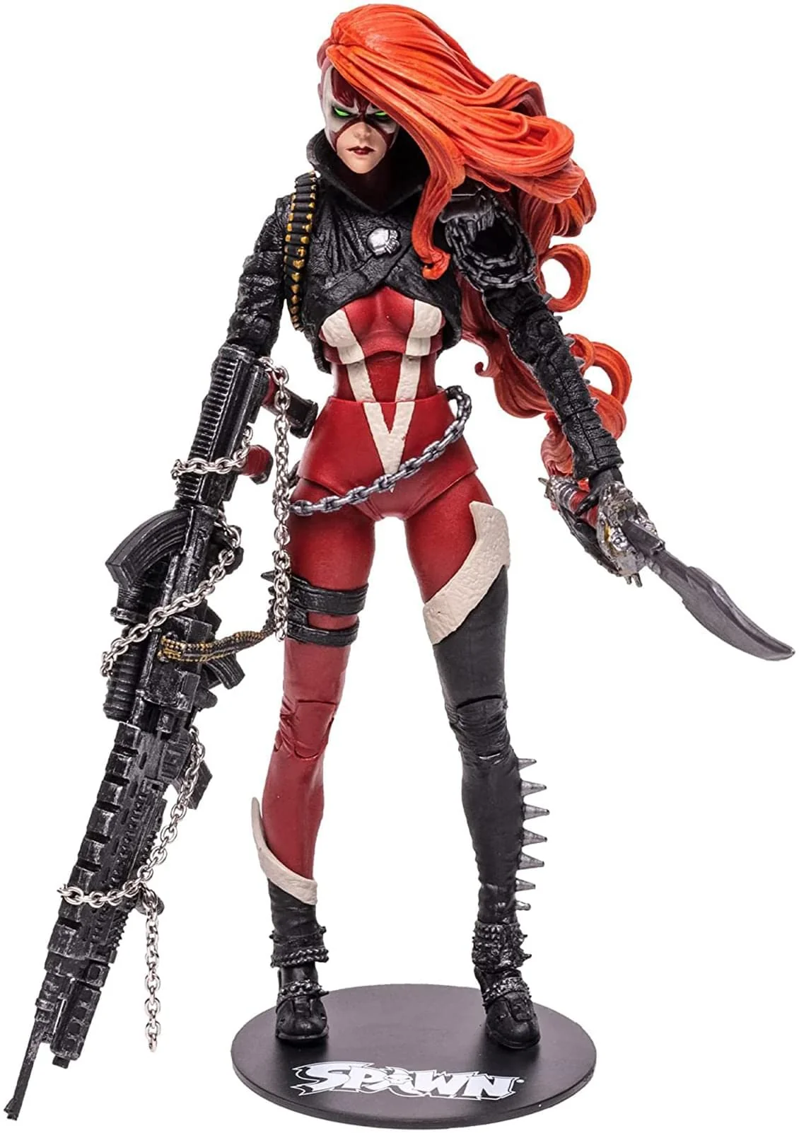 Exclusive McFarlane Toys Spawn She Spawn 7 Action Figure Deluxe Box Set with Eight Accessories Smooth