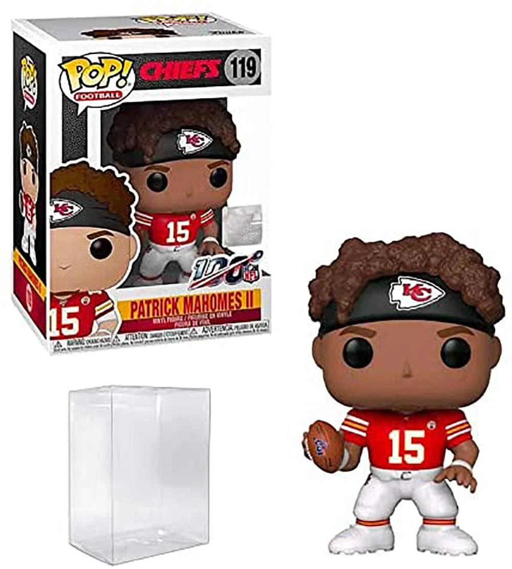 Practical Visit the Funko Store Patrick Mahomes Vinyl Figure 119 Bundled with Compatible Ecotek Pop Box Protector Flexible