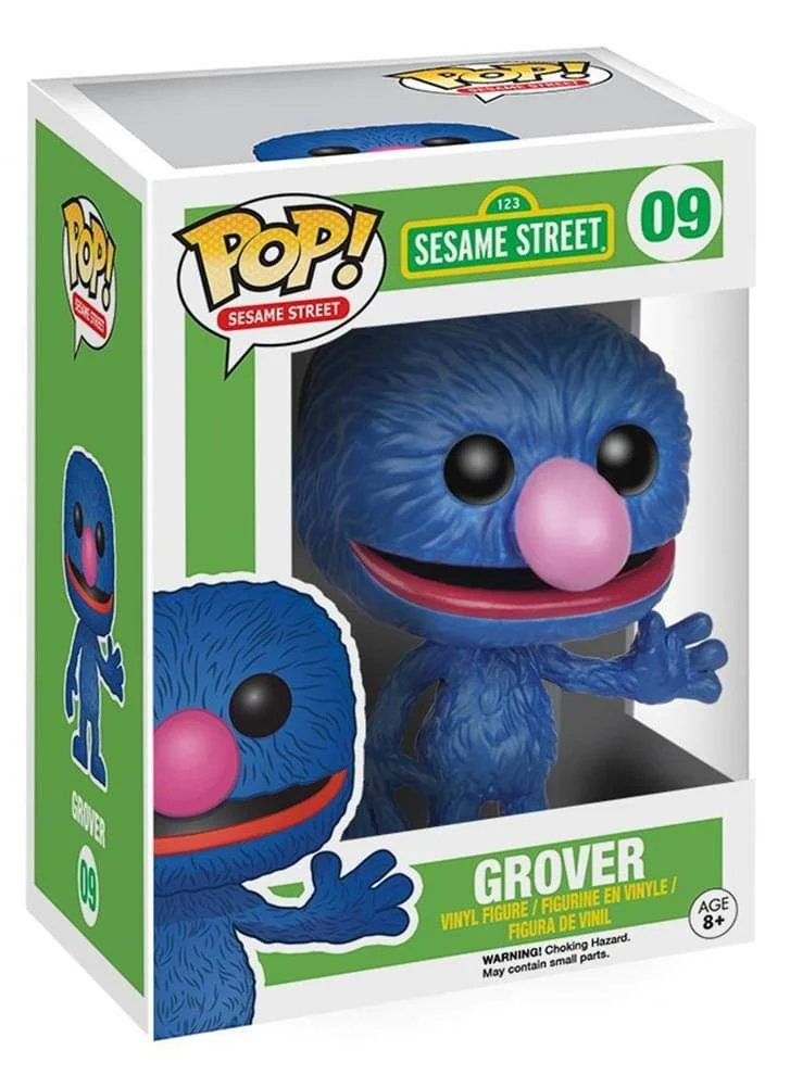 Crafted Funko POP TV Sesame Street - Grover Toy Figure Durable