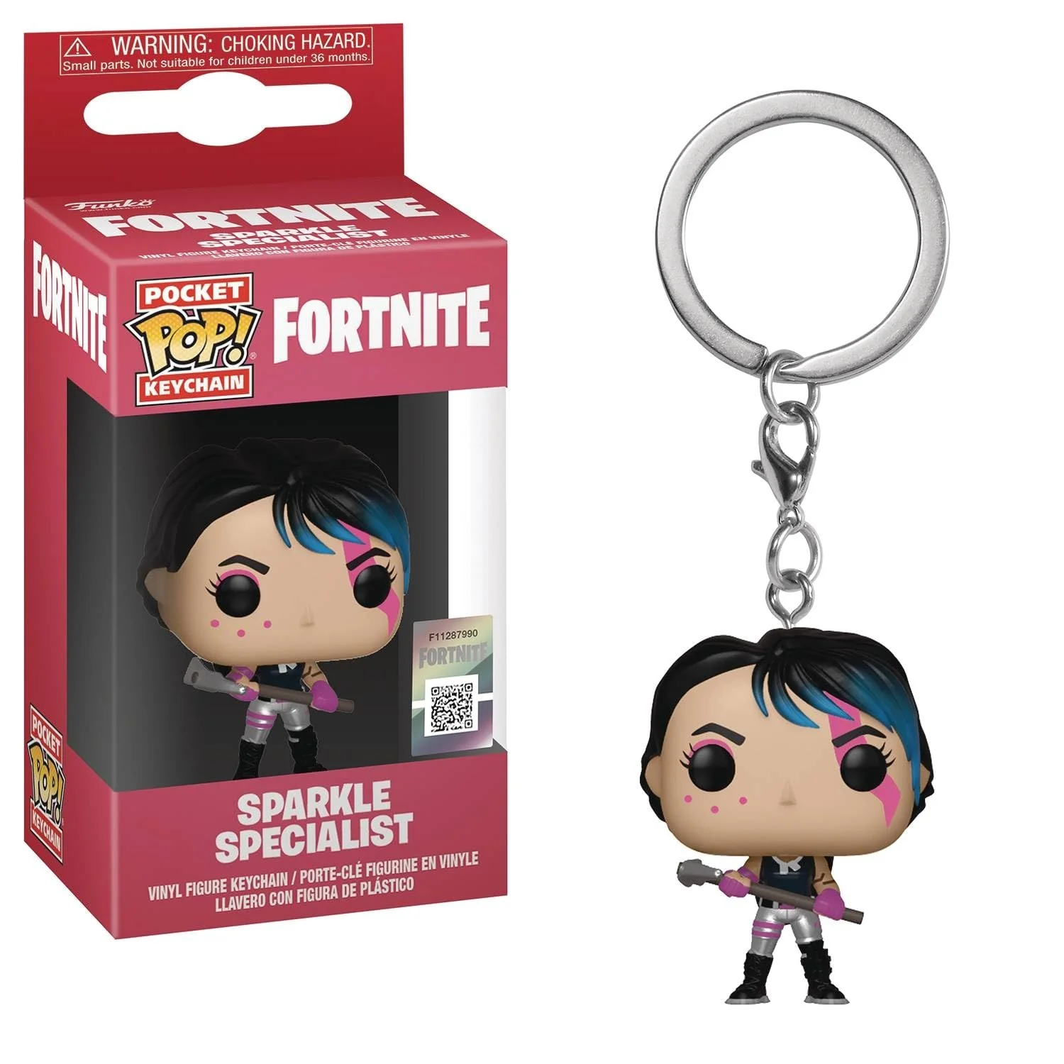 Authentic Funko POP Keychain Fortnite - Sparkle Specialist Crafted