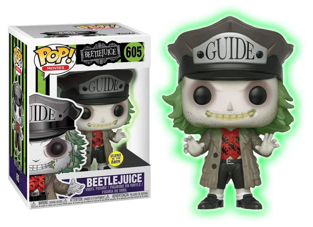 Recyclable POP Funko Beetlejuice Vinyl GLID Exclusive Premium
