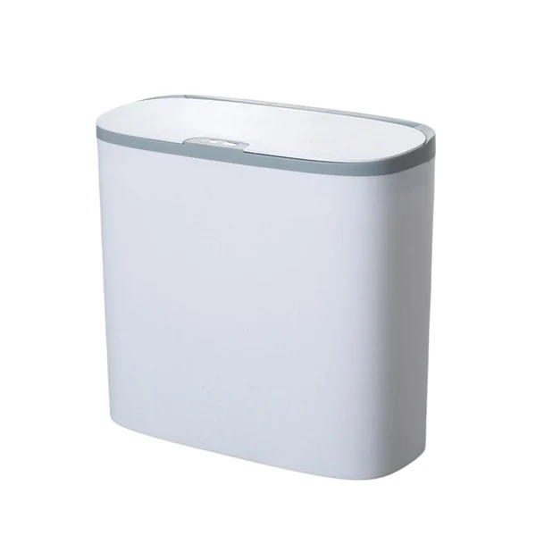Secure Maxbell Maxbell Intelligent Trash Bin Recycling Rubbish Basket for Home Bathroom Kitchen Gray High-Performance