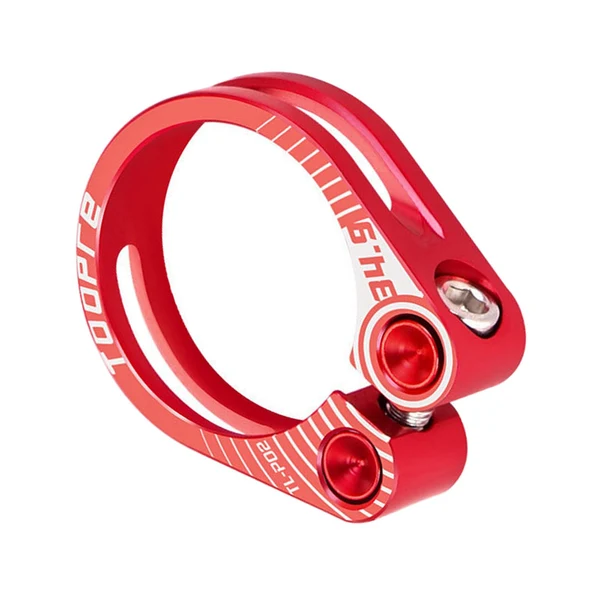 Casual Maxbell Maxbell Aluminum Alloy Bicycle Seatpost Clamp Bike Seatpost Clip for Folding Bikes 34.9mm Red Environmentally Friendly