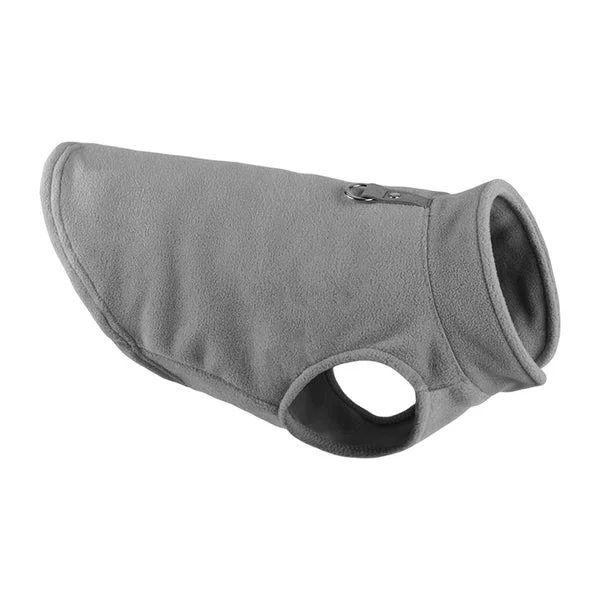Soft Maxbell Maxbell Dog Fleece Vest Dog Clothes with Pull small Dogs winter Jacket S Gray Versatile