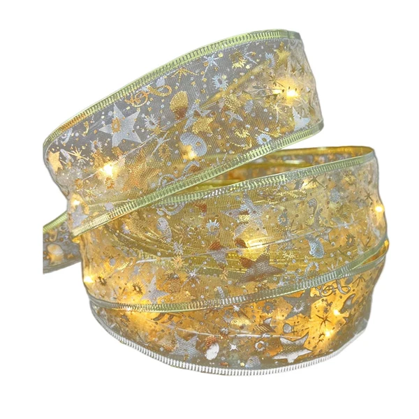 World-Class Maxbell Maxbell Christmas Ribbon Light 32ft Christmas Lights for Outdoor Weddings Festival Safe