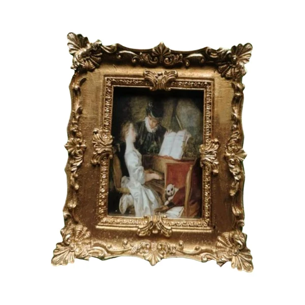 Responsible Maxbell Maxbell European Style Photo Frame Art Craft Ornate Embossed for Table Hallway Decor 11cmx5cmx13cm Secure