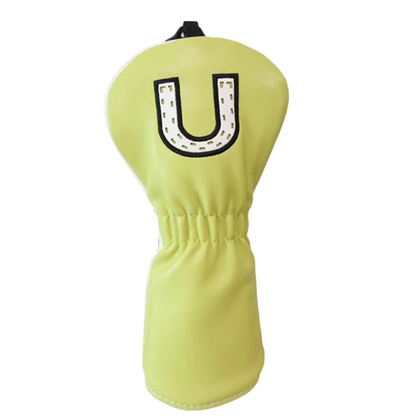 Optimized Maxbell Maxbell PU Golf Club Headcover Protector Guard Durable Wood Head Covers Yellow U Next-Generation