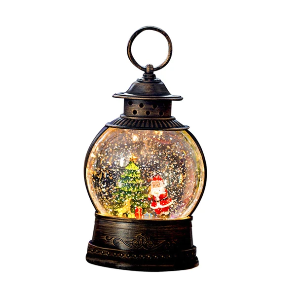 Optimized Maxbell Maxbell Musical Snow Lamp Lantern Light up Christmas Xmas Decor Elegant Santa Tree Easy-to-Use