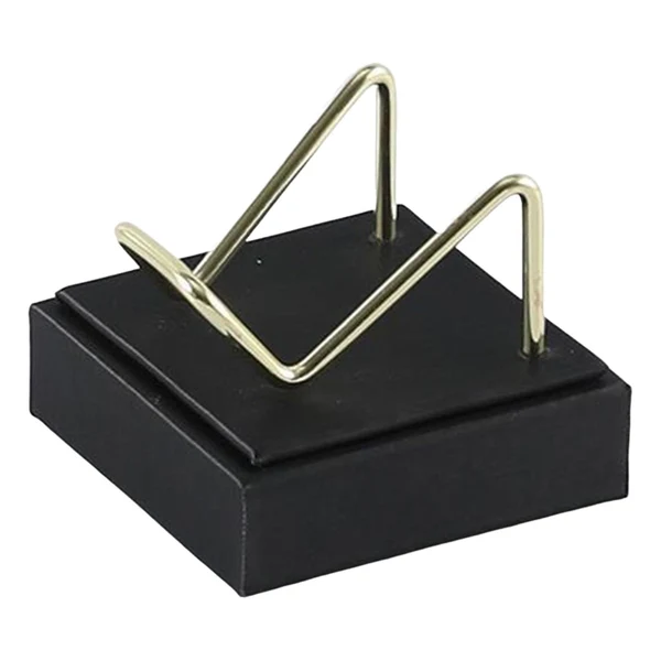 Versatile Maxbell Maxbell Display Holder PU Leather Decoration for Small Collectibles Rocks Coral S Stylish