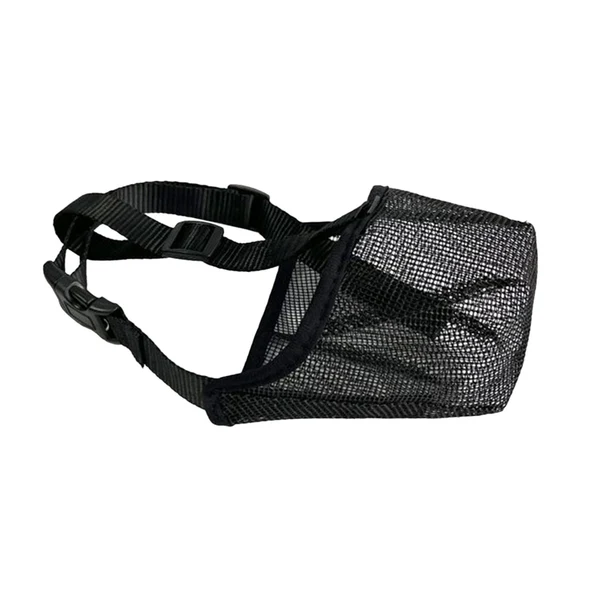 Dependable Maxbell Maxbell Muzzle for Dog Durable Breathable Nylon Mesh Mouth Cover for Dogs Training Black Extra Small Enhanced