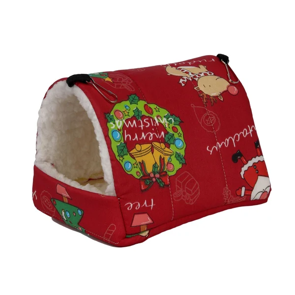 Fine Crafted Maxbell Maxbell Soft Hamster Hammock Bed Sleeping Hamster DEN Hanging for Chinchilla Rat red Minimalist