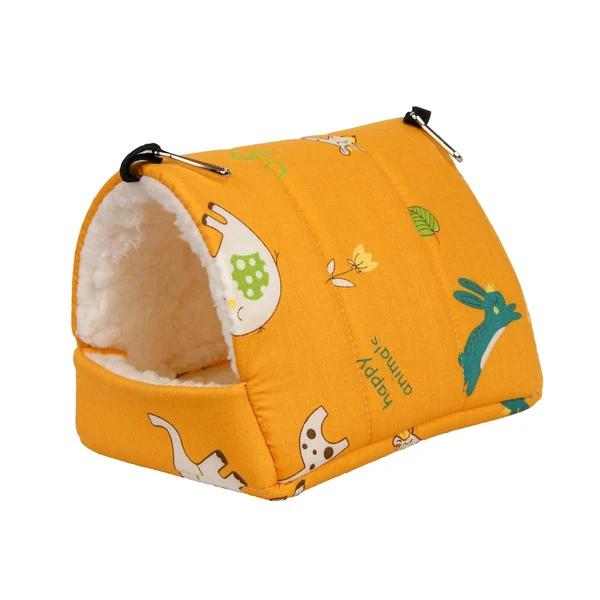 Luxury Maxbell Maxbell Soft Hamster Hammock Bed Sleeping Hamster DEN Hanging for Chinchilla Rat yellow Durable
