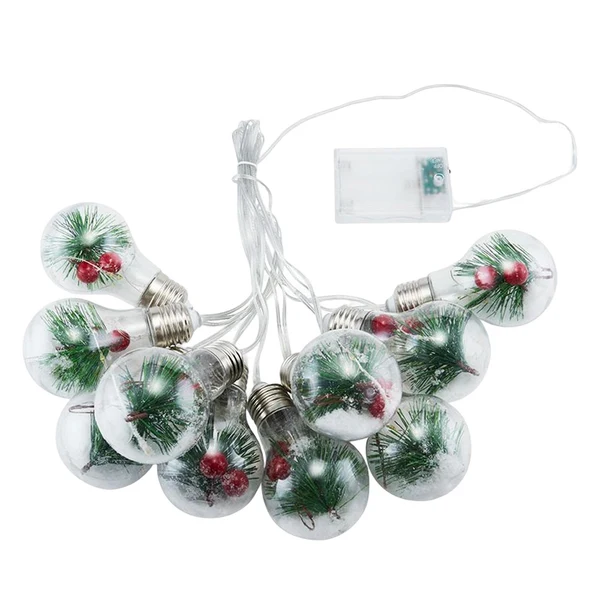Long-Lasting Maxbell Christmas Bulb String Light Lamp Lighting Hanging for Home Backyard Decor 6cmx9cm Reusable