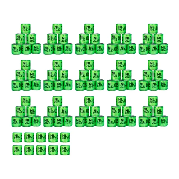 Casual Maxbell 100Pcs Pigeon Ring 8mm 2023 Dove Legs Band for Duck Most Adult Birds Poultry Dark Green Fine Crafted