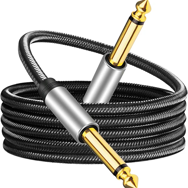 Trusted Maxbell 6.35mm Instrument Cable Unbalanced jack Guitar Patch Cords for Speaker 1.8M Proven