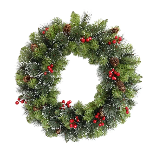 Artisan Maxbell Artificial Wreath Christmas Wall Hanging Winter Wreath for Door Wedding Xmas 40cm Trusted