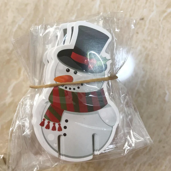 Verified 10 Pieces Cup Card Name Card Insert Card for Desktop decor Events Party Snowman Genuine