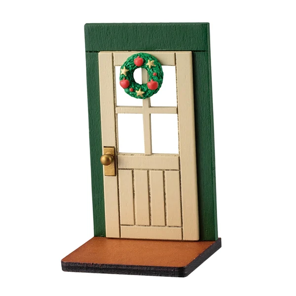 Secure Maxbell Fairy Door Christmas Decoration Christmas Scene Decorations New Year Gift Premium Material