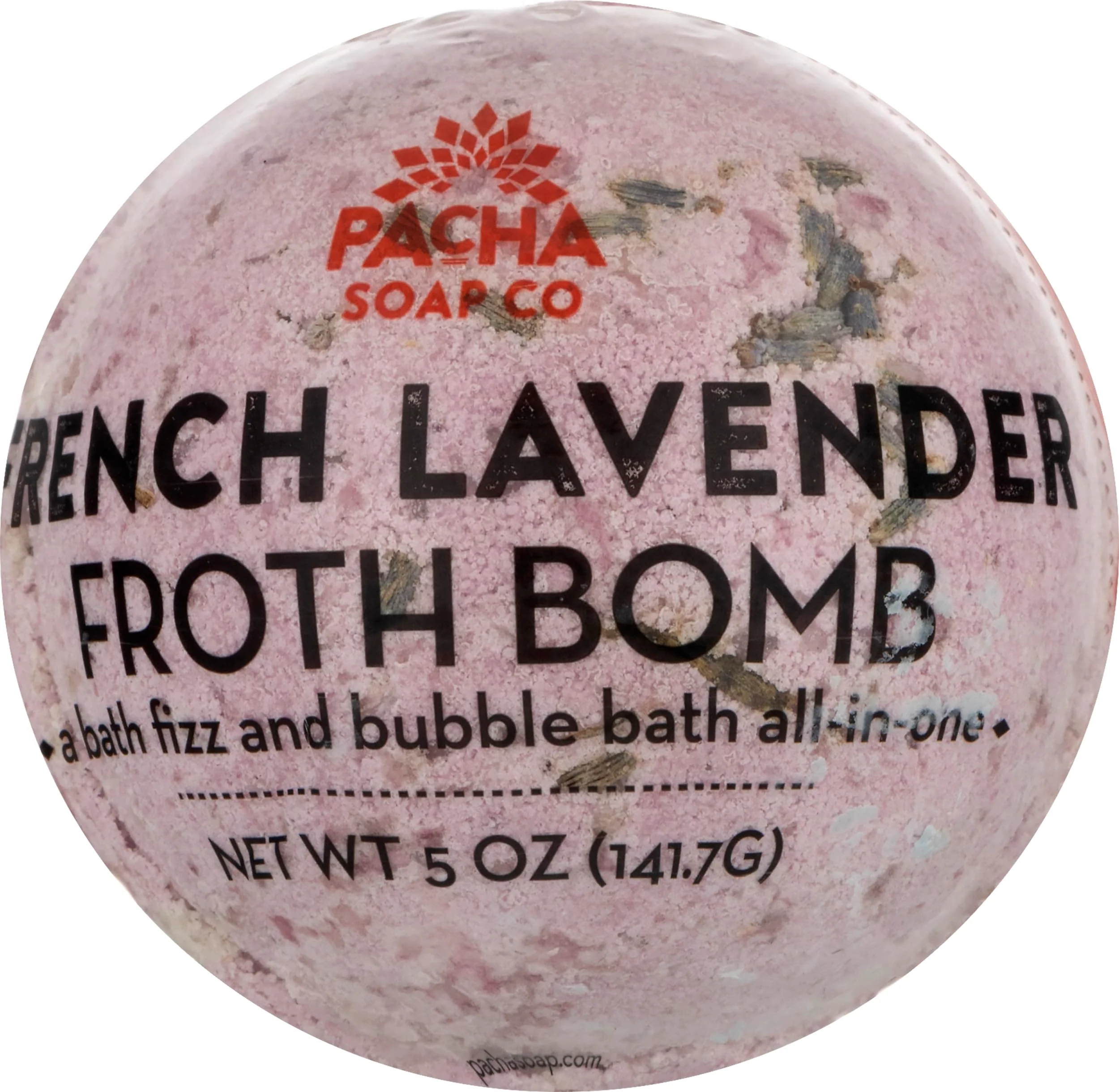 Trusted Pacha Soap French Lavender Round Froth Bomb 5 Oz Organic