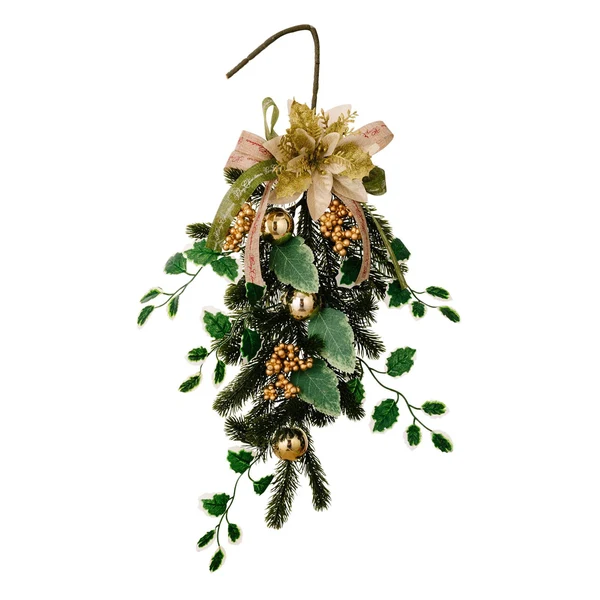 Proven Maxbell Christmas Flower Wreath Ornament 20inch for Celebration Holiday Flexible