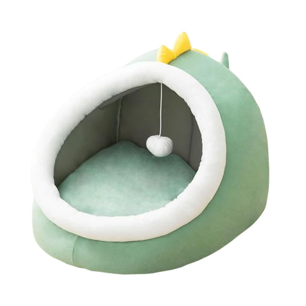 Refined Maxbell Cute Cat Bed Cave Hut Pet Tents Cat House Kennels Warm Soft for Indoor L Practical