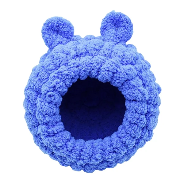 Trusted Maxbell Cute Warm Bird Nest Cage Parrot Hammock Toy House Rats Cave Bed Dark Blue World-Class
