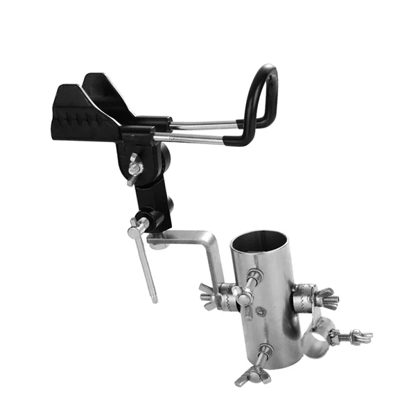 World-Class Maxbell Universal Fishing Rod Holder Tool Support Metal Adjustable for Outdoor with Rack Trusted