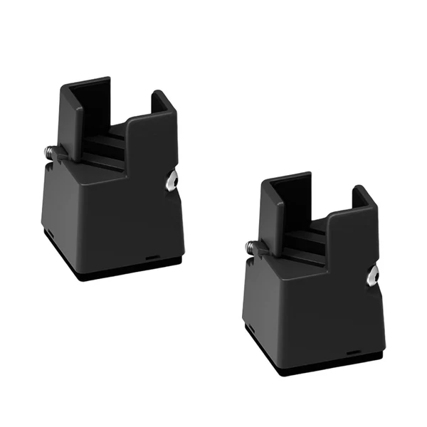 Pure Maxbell Adjustable Chair Couch Furniture Risers with Screw Clamp Easily Install Black Flexible
