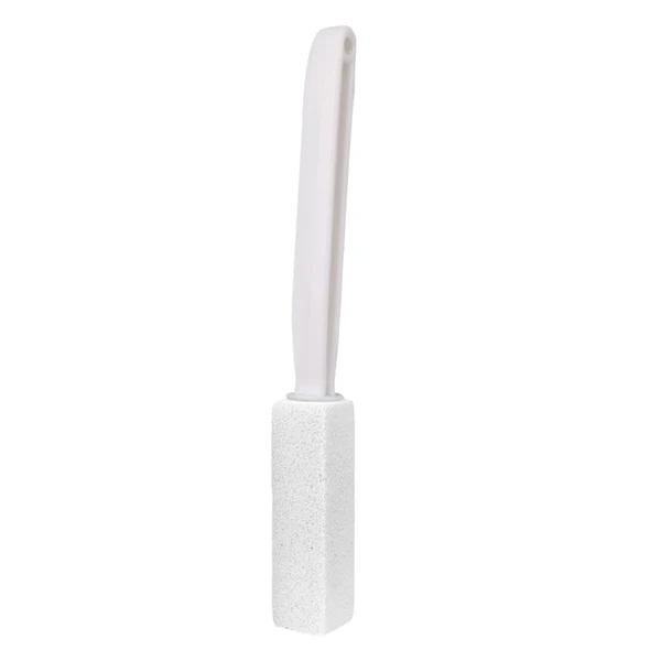 Verified Maxbell Pumice Stone Toilets Brush with Handle for Rust Grill Feet Care Bath Pool White 20.5cm Casual