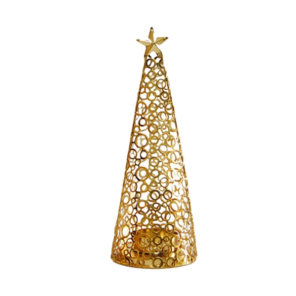 Safe Maxbell Iron Christmas Tealight Candle Holder Table Decoration for Desktop Home Small Effective