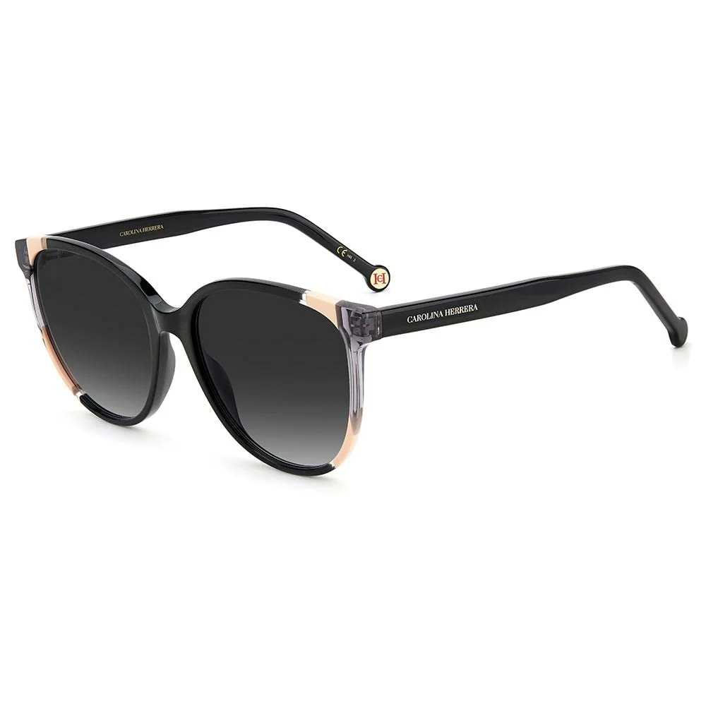 Certified Carolina Herrera CH 0063 S BLACK NUDE DARK GREY SHADED 58 17 145 women Sunglasses Expertly Made
