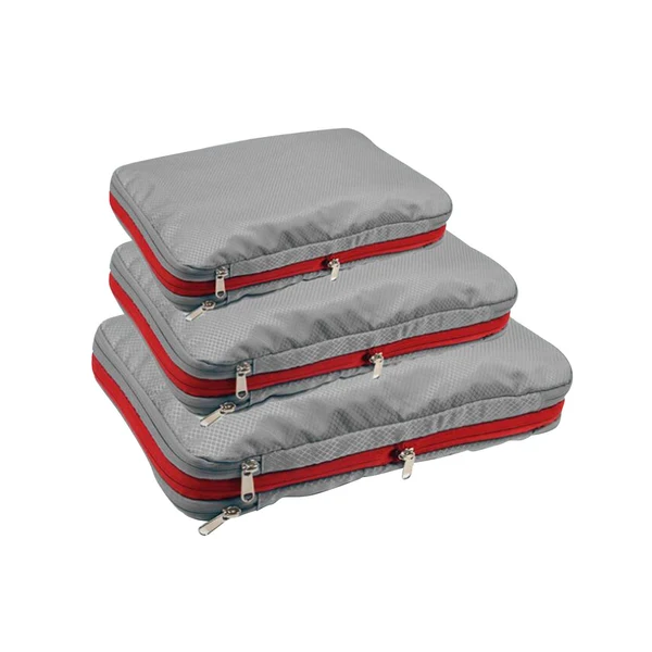 Consistent Maxbell 3Pcs Compression Packing Cubes Set Expandable for Travel Gray Powerful
