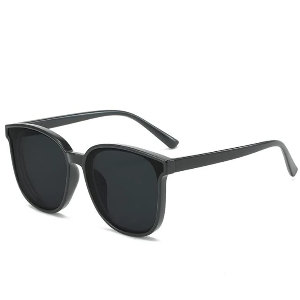 Unique Finished Myopia Sunglasses Square Large Frame 100-400 Invisible Myopia Sunglasses Men's and Women's UV Resistant Glasses 200 Degrees Trusted