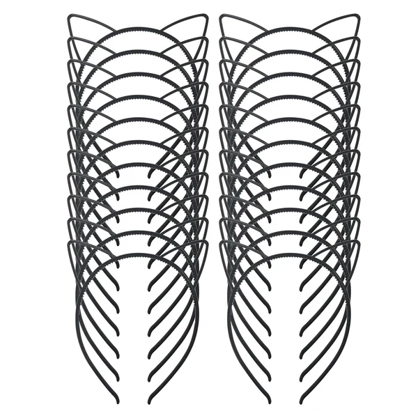 Smart Maxbell 20Pcs Kitten Ears Headband Party Favor Photo Props Cosplay Headdress Black Reliable