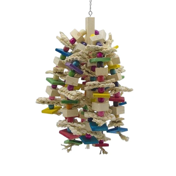 Reliable Maxbell Large Parrot Toys Hanging Swing Chewing Toy for Lovebird Conures Budgie Outstanding