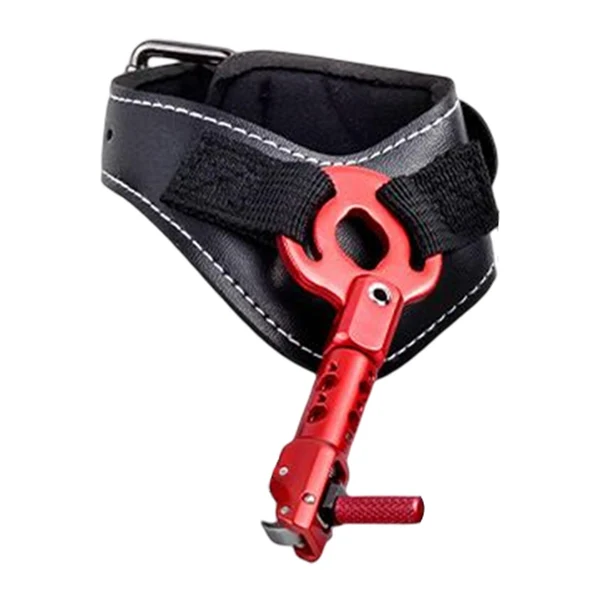 Pure Maxbell Rotatable Arrow Caliper Bow Release Aid Wrist Strap Tools Red Practical