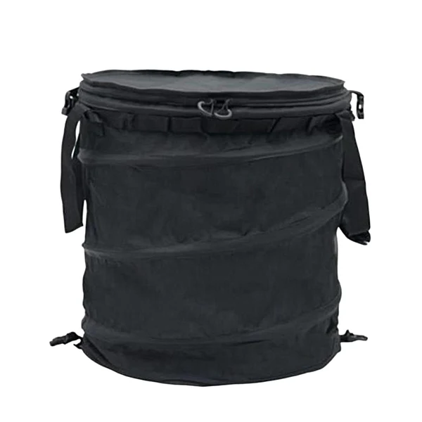 High-Performance Maxbell Garden Waste Bag Flowers Leaf Basket Bin for Gardening Traveling Camping Black Medium Eco-Friendly