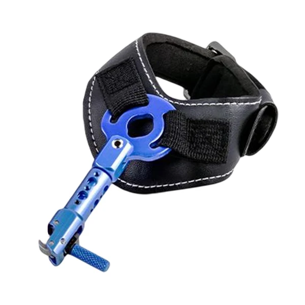 Relaxed Maxbell Rotatable Arrow Caliper Bow Release Aid Wrist Strap Tools Blue Original