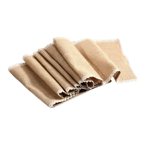 Eco-Friendly Maxbell Rustic desk Runner Rectangle Handmade for Banquet Wedding Decor 30cmx275cm Sustainable