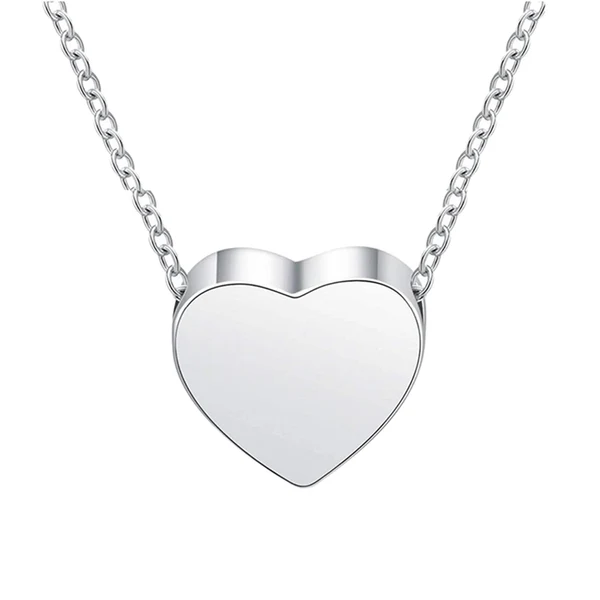 World-Class Maxbell Cremation Urn Necklace Stainless Steel Sealing for Argent Pure