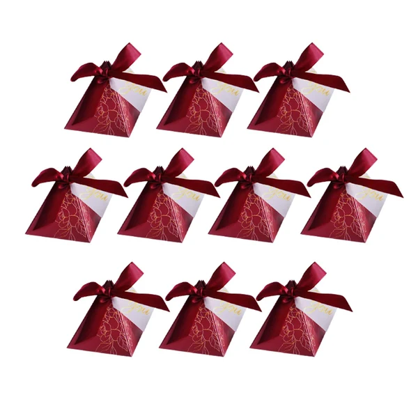 Traditional Maxbell 10Pcs Treat Box Empty Box Storage Box for Halloween Party Decor Red Soft