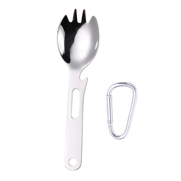 Advanced Maxbell Multifunctional Spork spoon Portable for Camping Backpacking Outdoor Spork hoop User-Friendly
