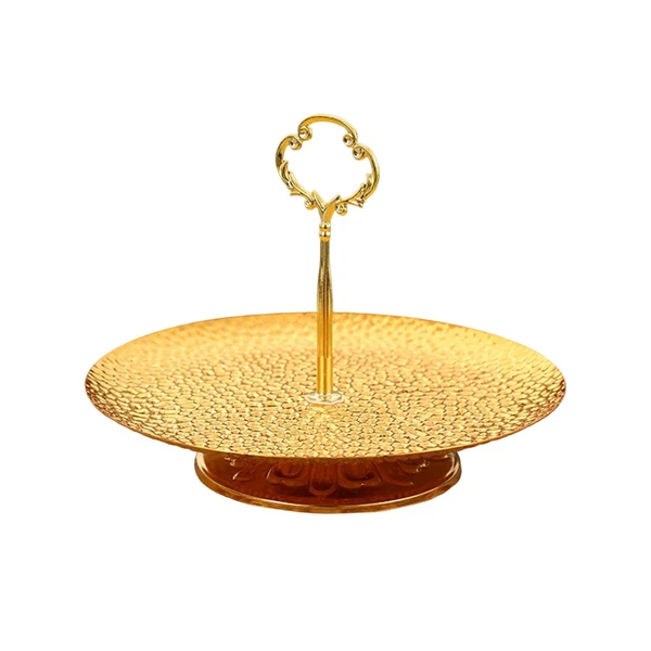 Stylish Maxbell Cake Stand Storage Tray Dresser Organizer Cosmetic Rack for Kitchen Desktop 1 Tier Certified