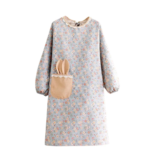 Contemporary Maxbell Apron Pure Cotton Gadgets Breathable Adjustable Soft for Women Men Unisex Blue Exclusive