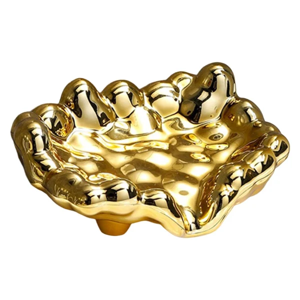 Trendy Maxbell Creative Soap Dish Holder Soap Tray Soap Holder for Hotel Kitchen Decoration Aureate Breathable