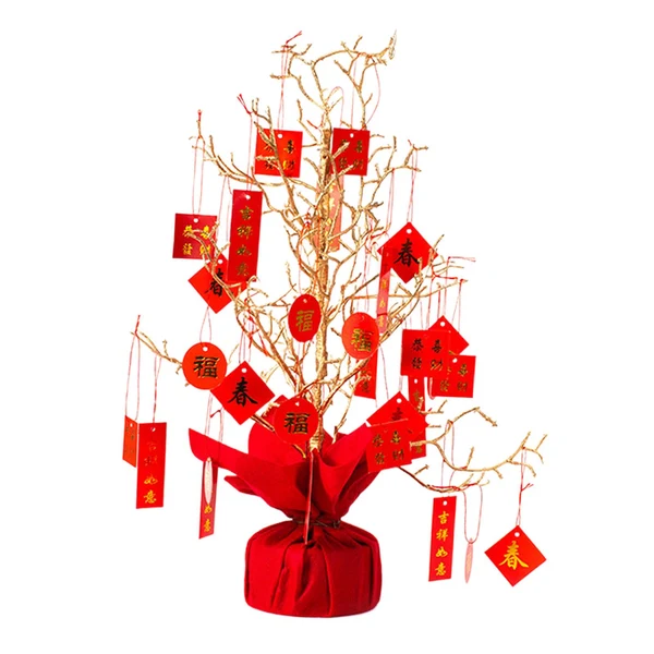 Certified Maxbell New Year Money Tree Desktop Adornment for Shopping Mall Spring Festival 50cm Verified