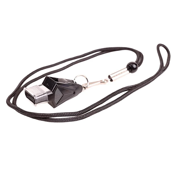 Classic Maxbell Sports Whistles with Lanyard Referee Whistle for Survival Outdoor Black Effective