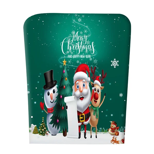 Trusted Maxbell Polyester Xmas Christmas Chair Cover Furniture Protective for Holiday Room Style E High-Performance
